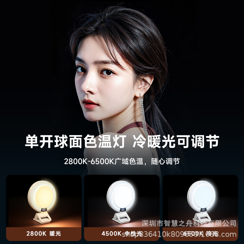 Portable Adjustable RGB Mobile LED Fill Light - 图片 3