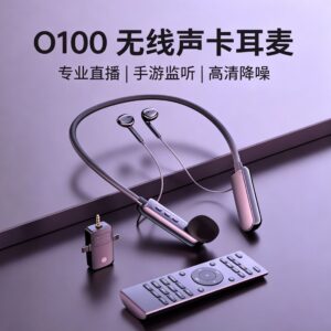 Live Monitoring Wireless Headphone and Sound Card Set
