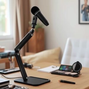 Carbon Steel Universal Cantilever Desktop Microphone Stand
