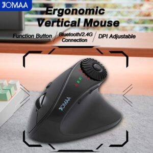 JOMAA Vertical Wireless Bluetooth Dual-Mode Office Mouse
