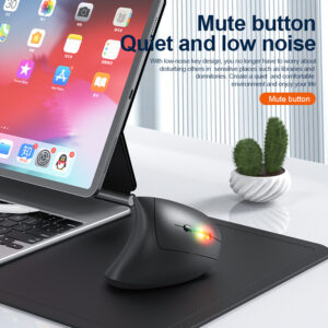 Silent Rechargeable Wireless Office Vertical Mouse